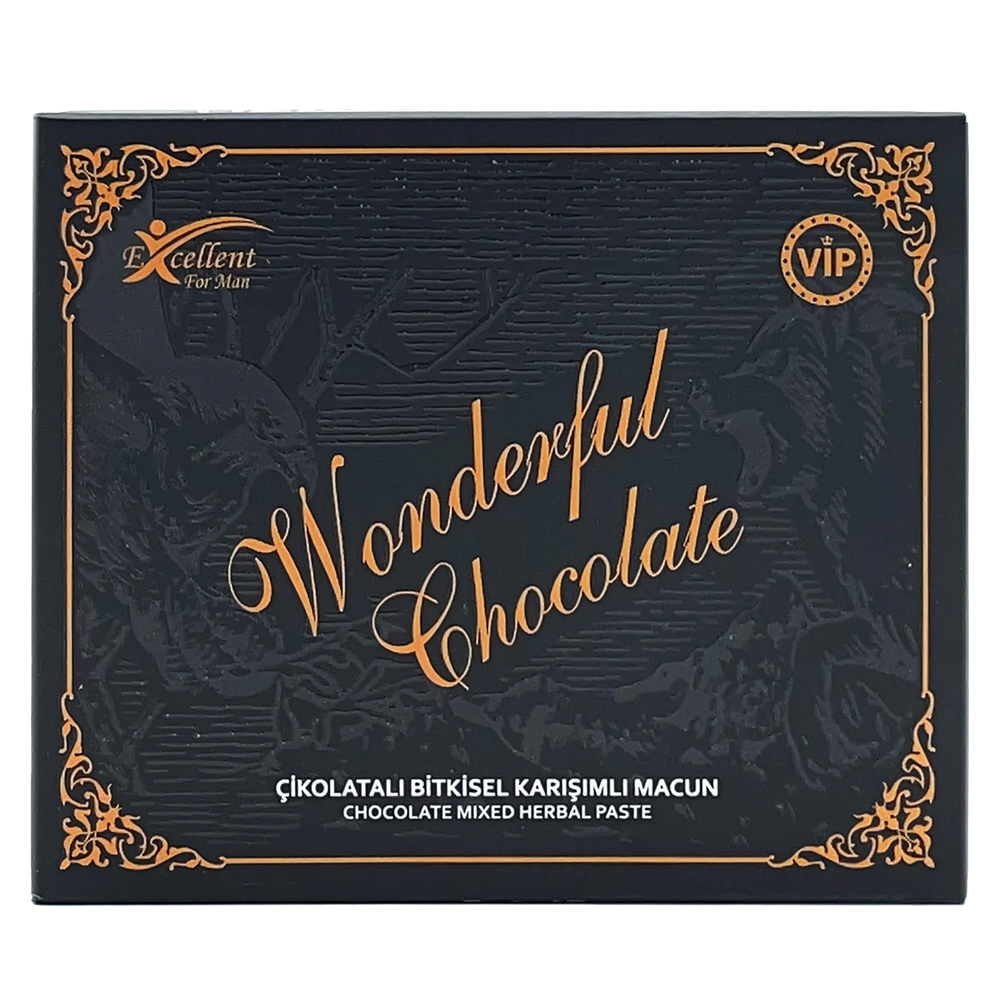 Wonderful Chocolate Natural Aphrodisiac, 12 Sachets × 15 g - Front Side